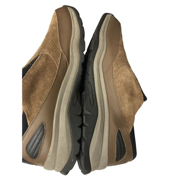 New Balance MW770BR Men's Size 14 Brown Slip-On Suede Walking Shoes - Picture 6 of 8